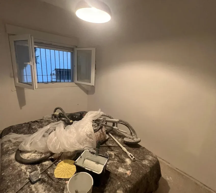 TECNIASIST - Pintado y Alisado de un Piso en el Paseo de la Bomba - Finalización de los Trabajos IV